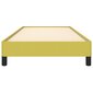 vidaXL gultas rāmis, zaļš, 90x190 cm, audums cena un informācija | Gultas | 220.lv