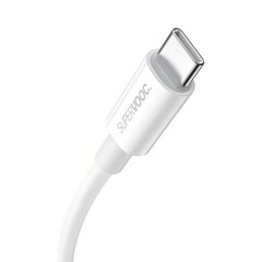 Baseus Superior Series Cable USB to USB-C, 65W, PD, 1m (white) цена и информация | Кабели для телефонов | 220.lv