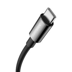 Baseus Superior Series Cable USB to USB-C, 65W, PD, 2m (black) цена и информация | Кабели для телефонов | 220.lv