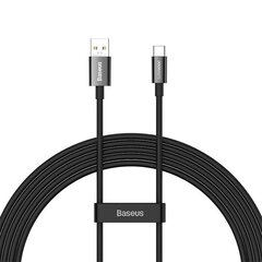 Baseus Superior Series Cable USB to USB-C, 65W, PD, 2m (black) цена и информация | Кабели для телефонов | 220.lv