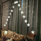 Multistore Zvaigžņu lampiņas, Ziemassvētku lampiņas, piekarināmais aizkars 4m 136 LED cena un informācija | Ziemassvētku lampiņas, LED virtenes | 220.lv