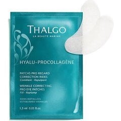 Acu maska ​​- pretgrumbu plāksteri Thalgo Hyalu-Procollagene 8 x 1,5 g cena un informācija | Sejas maskas, acu maskas | 220.lv