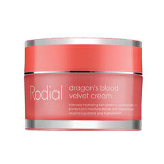 Mitrinošs un tonizējošs sejas krēms Rodial Dragon's Blood Velvet, 50 ml cena un informācija | Sejas krēmi | 220.lv