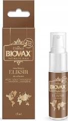 Масло для волос Biovax Elixir Bamboo Argan Macadamia Coconut, 15мл цена и информация | Средства для укрепления волос | 220.lv