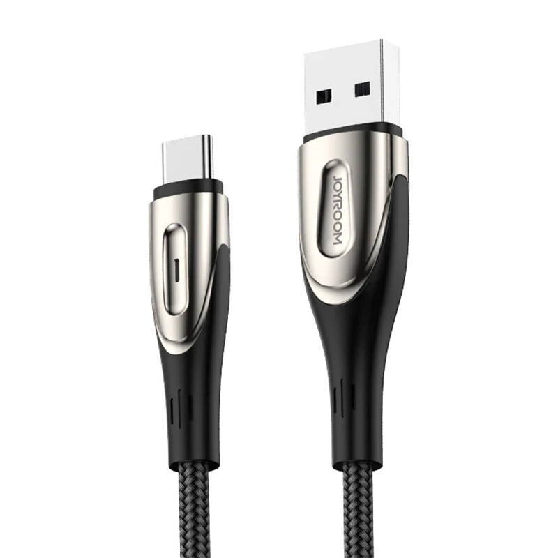 USB to USB-C cable Joyroom Sharp S-M411 3A, 2m (black) цена и информация | Savienotājkabeļi | 220.lv