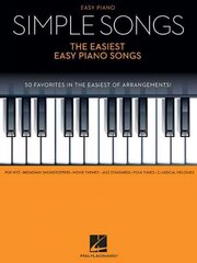 Simple Songs - The Easiest Easy Piano Songs: The Easiest Easy Piano Songs цена и информация | Книги об искусстве | 220.lv