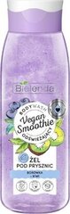 Dušas želeja Bielenda Bielenda Vegan Smoothie Kiwi Blueberry, 400g cena un informācija | Dušas želejas, eļļas | 220.lv