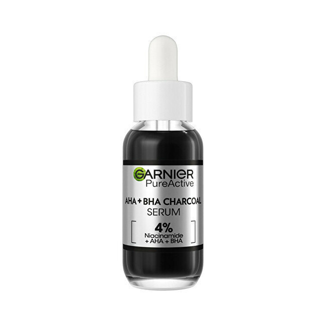 Serums pret ādas nepilnībām AHA + BHA Charcoal (Serum) 30 ml cena un informācija | Serumi sejai, eļļas | 220.lv