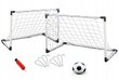 Futbola vārtu komplekts 2in1 185x120x70 cm + bumba цена и информация | Rotaļlietas zēniem | 220.lv