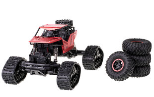 Дистанционно управляемый автомобиль Rock Crawler 4X4, красный, LHC012 цена и информация | Игрушки для мальчиков | 220.lv
