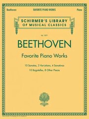 Beethoven - Favorite Piano Works: Schirmer'S Library of Musical Classics #2071 cena un informācija | Mākslas grāmatas | 220.lv