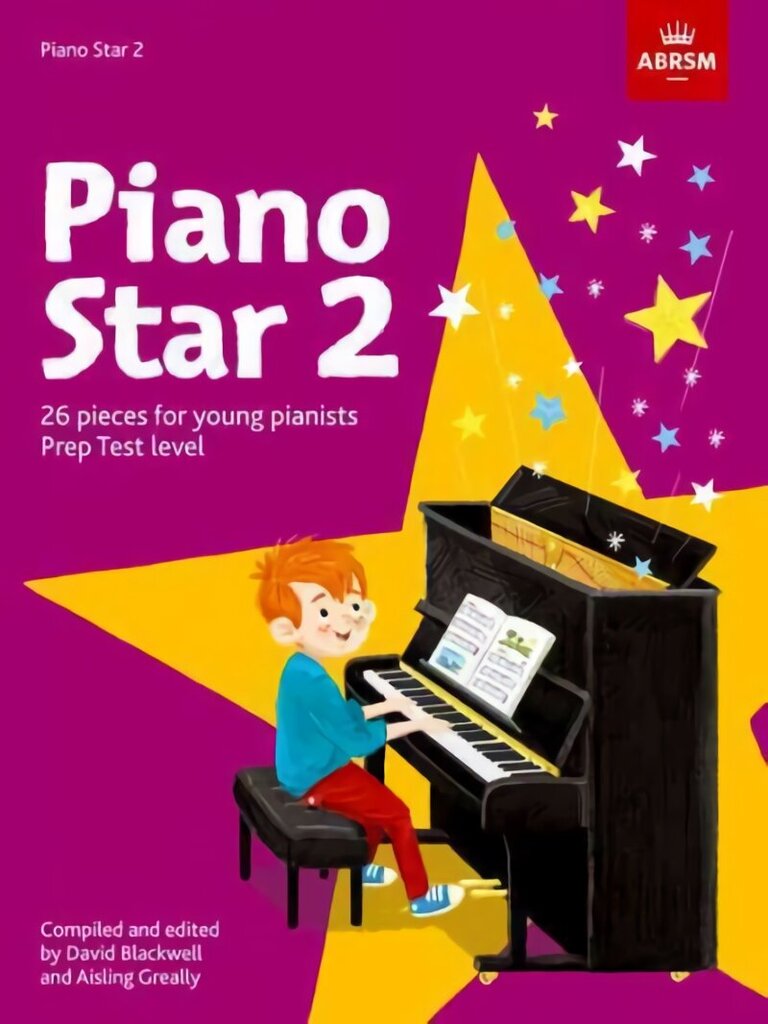 Piano Star, Book 2: 26 Pieces for Young Pianistsprep Test Level, Book 2 цена и информация | Mākslas grāmatas | 220.lv