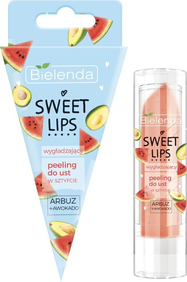 Lūpu skrubis Bielenda Sweet Lips Peeling Arbūzs цена и информация | Lūpu krāsas, balzāmi, spīdumi, vazelīns | 220.lv