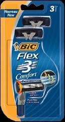 Бритвенный станок Bic Comfort 3 Flex Blister 3 цена и информация | Косметика и средства для бритья | 220.lv