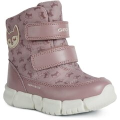 GEOX bērnu rozā zābaki meitenēm FLEXYPER AB BOOTIES цена и информация | Детские сапоги | 220.lv