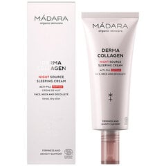 Ночной крем Madara Derma Collagen Regenerating Night Cream Night Source Sleeping Cream, 70 мл цена и информация | Кремы для лица | 220.lv