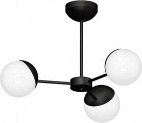 светильник sfera 3xe14, черный цена и информация | Потолочные светильники | 220.lv