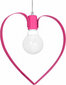 Milagro Piekaramā lampa AMORE rozā 1xE27 цена и информация | Lampas bērnu istabai | 220.lv
