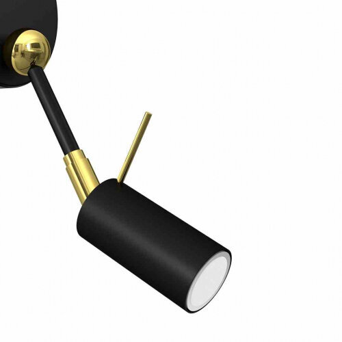Milagro Sienas lampa IRIS melna 1x mini GU10 цена и информация | Sienas lampas | 220.lv