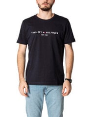 Мужская футболка Tommy Hilfiger Jeans, черная цена и информация | Мужские футболки | 220.lv