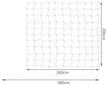 LED aizkars - siets, 160 LED, auksti balta gaisma цена и информация | Ziemassvētku lampiņas, LED virtenes | 220.lv