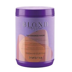 Маска для светло-коричневых, окрашенных и осветленных волос Inebrya Blondesse No-Orange, 1000мл цена и информация | Средства для укрепления волос | 220.lv