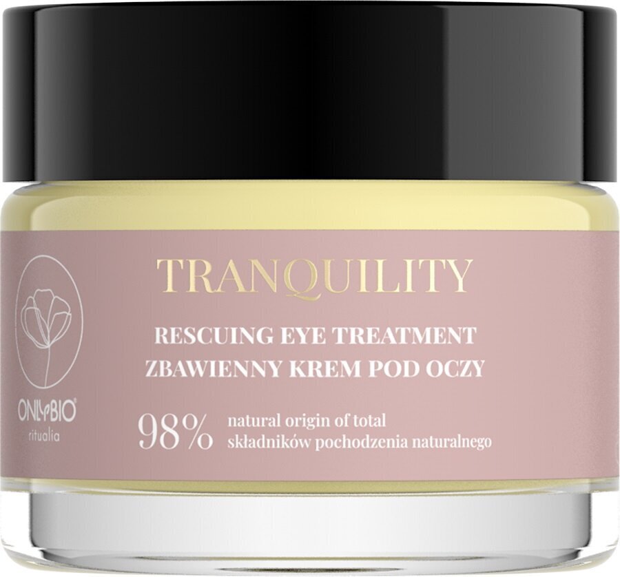 Acu krēms Onlybio Ritualia Tranquility Rescuing Eye Treatment, 15 ml cena un informācija | Acu krēmi, serumi | 220.lv