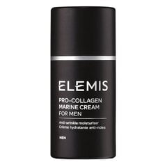 Mitrinošs krēms pret grumbām Elemis Pro-Collagen Marine Cream For Men, 30 ml cena un informācija | Sejas krēmi | 220.lv
