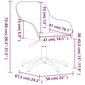 vidaXL biroja krēsls, gaiši pelēks samts cena un informācija | Biroja krēsli | 220.lv