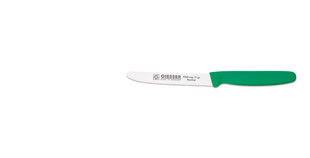 Нож 11 см, волнистое лезвие, зеленая рукоять цена и информация | Ножи и аксессуары для них | 220.lv