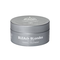 Maska vēsāka nokrāsa blondiem matiem Bleach Blonde with Ice White (tonizējoša procedūra) 200 ml цена и информация | Распылите крем-спрей на волосы на расстоянии 20-25 см, расчешите их расческой. | 220.lv