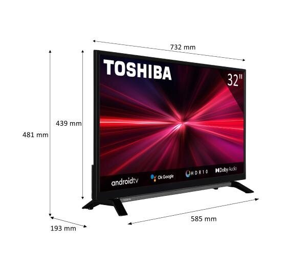 Toshiba 32LA2B63DG cena un informācija | Televizori | 220.lv