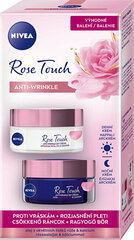 Kosmētikas komplekts pret grumbām Rose Touch 2 x 50 ml цена и информация | Кремы для лица | 220.lv