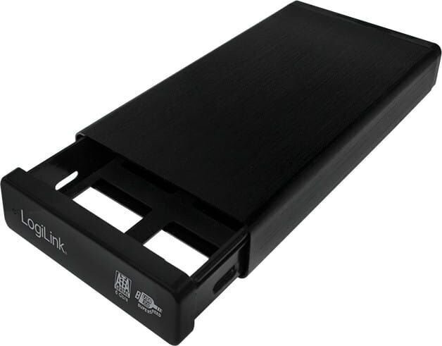 LogiLink Ārējais HDD korpuss 3,5 ', SATA, USB3.0 cena un informācija | Komponentu piederumi | 220.lv