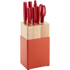 Набор ножевых блоков ZWILLING Now S 8-предм., красный цена и информация | Ножи и аксессуары для них | 220.lv