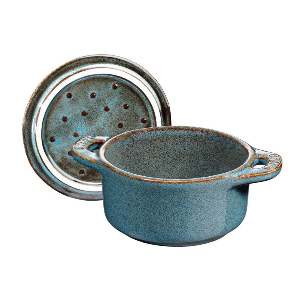 Staub Mini katli 4 gab. - 200 ml 40508-160-0 Antīkā tirkīza cena un informācija | Katli, tvaika katli | 220.lv