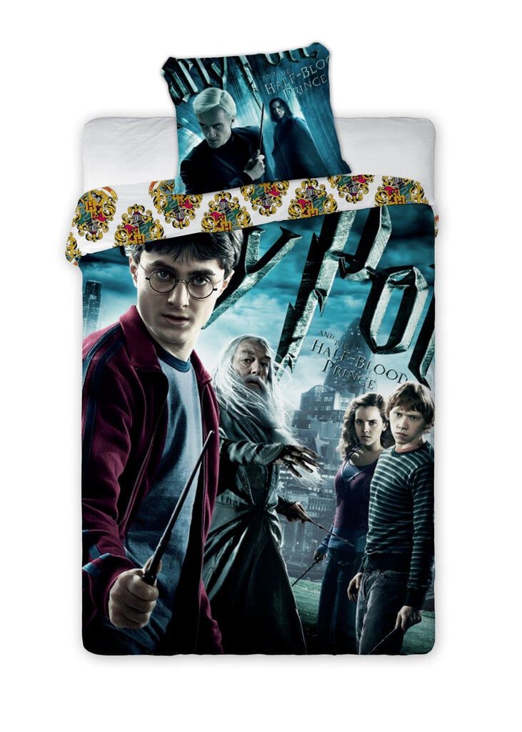 Bērnu gultas veļas komplekts Harry Potter 140x200, 2 daļas cena un informācija | Gultas veļas komplekti | 220.lv