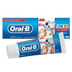 Данту паста Oral B Junior 6+ лет Звездные войны, 75 мл цена и информация | Зубные щетки, пасты | 220.lv