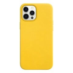 Hurtel ECO Leather iPhone 12 Pro Max golden cena un informācija | Telefonu vāciņi, maciņi | 220.lv