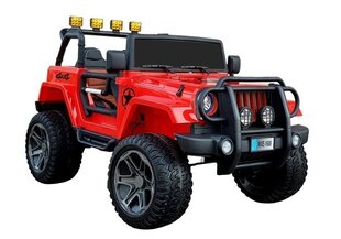Elektromobilis bērniem Jeep 4x4 WXE-1688, sarkans cena un informācija | Bērnu elektroauto | 220.lv