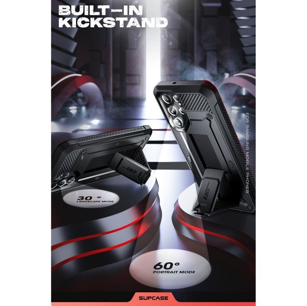 Supcase Unicorn Beetle Pro 2-SET Galaxy S22 Ultra Black cena un informācija | Telefonu vāciņi, maciņi | 220.lv