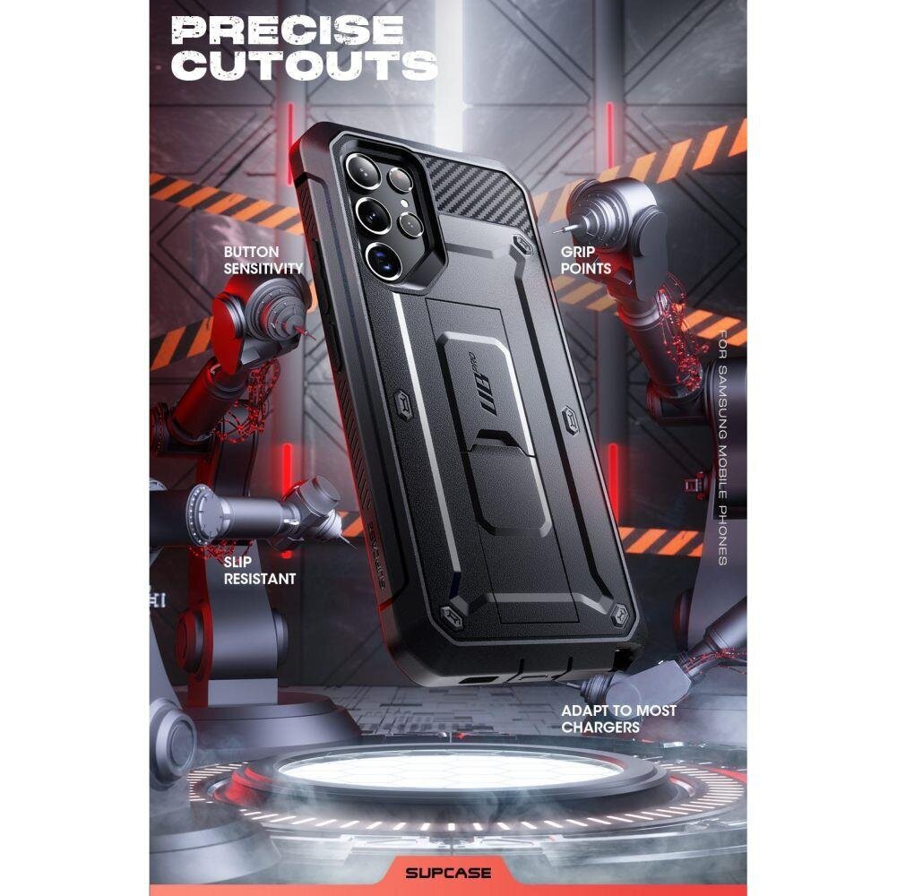 Supcase Unicorn Beetle Pro 2-SET Galaxy S22 Ultra Black цена и информация | Telefonu vāciņi, maciņi | 220.lv