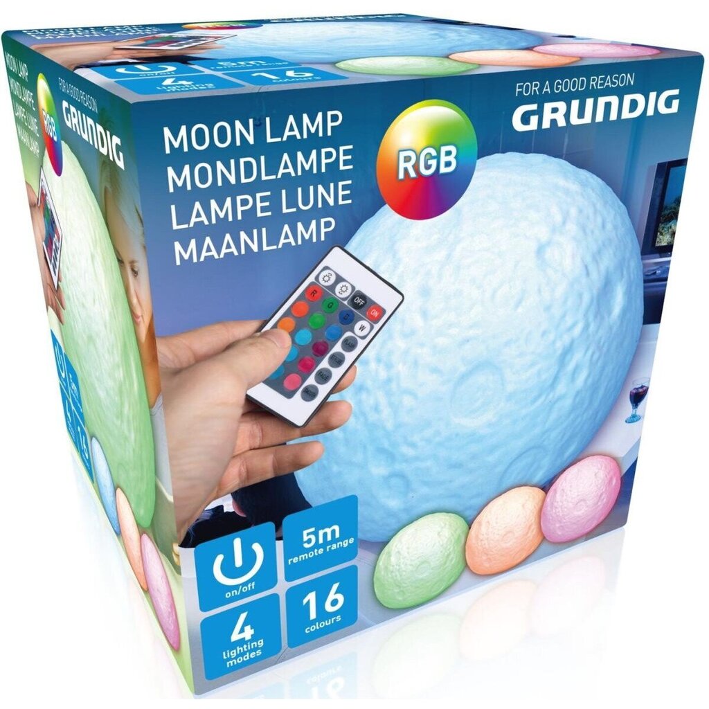 Grundig mēness lampa LED 11.5 cm cena un informācija | Galda lampas | 220.lv