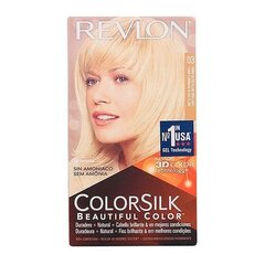 Krāsa bez amonjaka Colorsilk Revlon Ultra maiga dabiskā blondīne cena un informācija | Matu krāsas | 220.lv