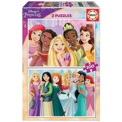 Puzle Educa Disney Princess, 2 gab. цена и информация | Пазлы | 220.lv