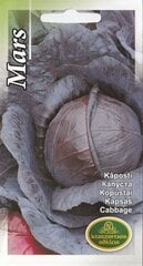 Капуста - краснокочанная капуста МАРС цена и информация | Семена овощей, ягод | 220.lv