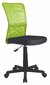 Bērnu krēsliņš Halmar Dingo, zaļš/melns cena un informācija | Biroja krēsli | 220.lv