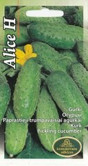 Gurķi Alice F1 цена и информация | Семена овощей, ягод | 220.lv