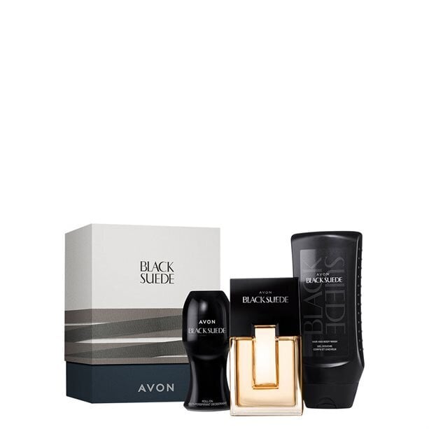 Avon Black Suede dāvanu komplekts vīriešiem cena un informācija | Vīriešu smaržas | 220.lv