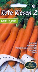 Морковь РОТЭ РИЗЕН 2 на ленте цена и информация | Семена овощей, ягод | 220.lv